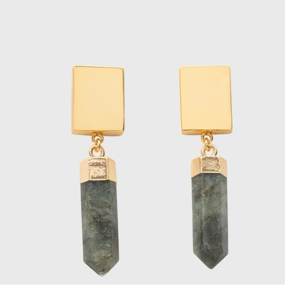 Joanna Buchanan Jewelry - Joanna Buchanan Modern Quartz Earrings-Labradorite